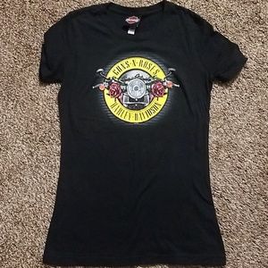 Harley Davidson Guns N Roses tshirt